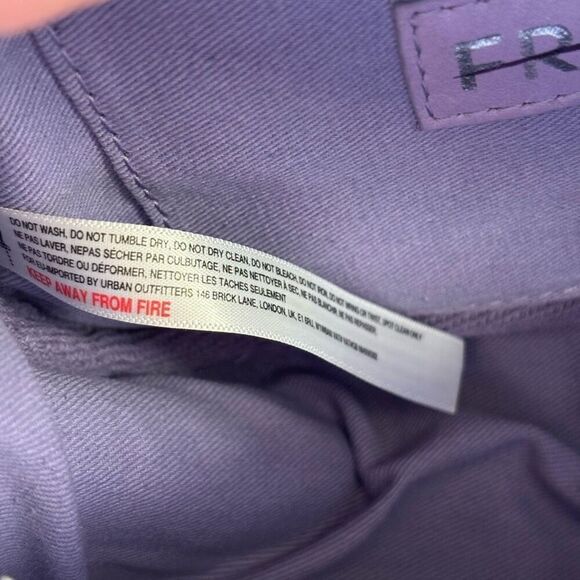 Free people say yes leather purse tote lavender purple new - Picture 10 of 16